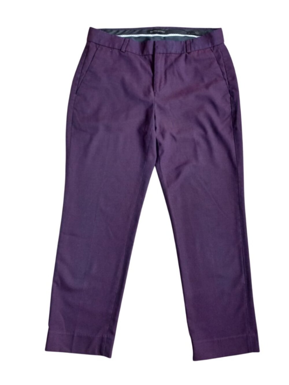 Banana Republic Avery Purple Straight Leg Pants 8